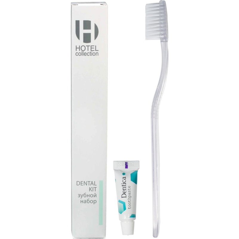 Изображение товара Набор зубной Luscan Hotel collection 200 штук с щёткой и пастой