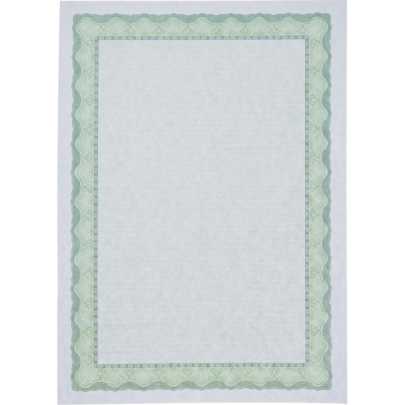 Изображение товара Сертификат-бумага А4 Attache зеленая 120 г/кв.м 50 листов