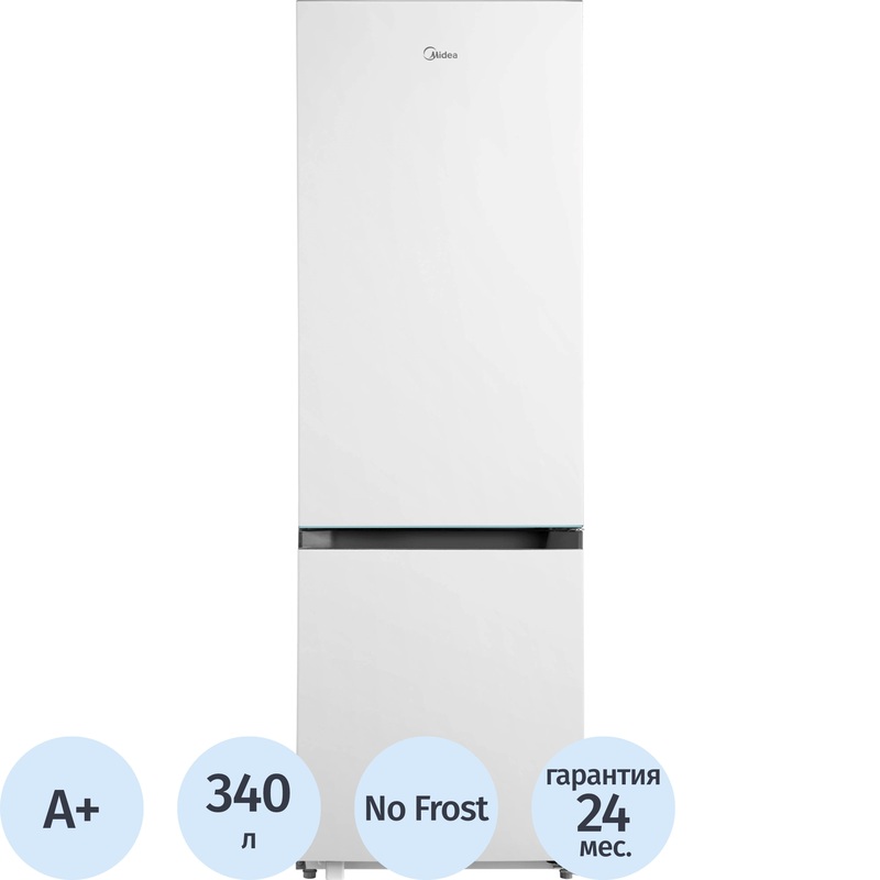 Изображение товара Холодильник двухкамерный Midea MDRB457FGF01ID белый Изображение товара Холодильник двухкамерный Midea MDRB457FGF01ID белый