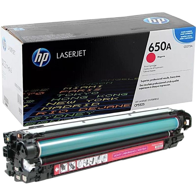Изображение товара Картридж лазерный HP 650A CE273AC пурпурный оригинальный для Color LaserJet