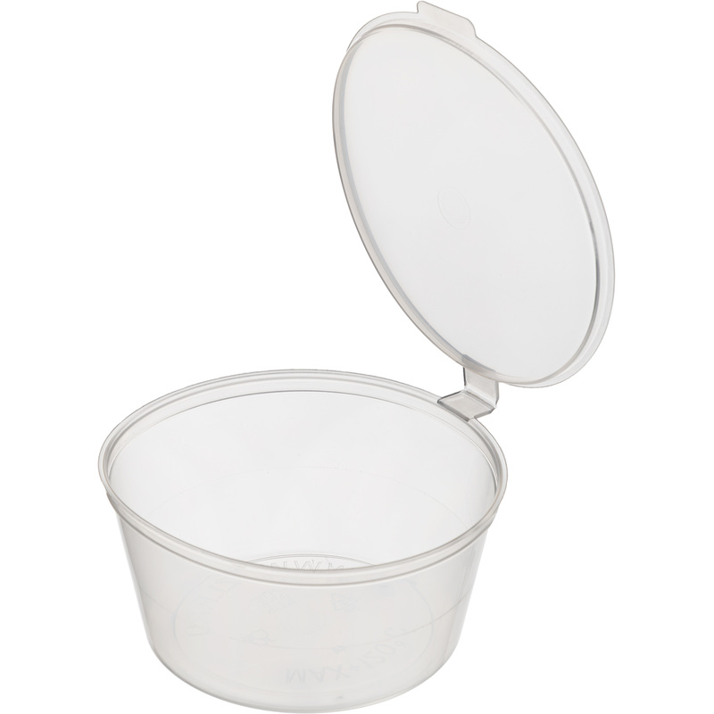 Изображение товара Соусник одноразовый с крышкой 70 мм 80 мл (960 штук в упаковке)