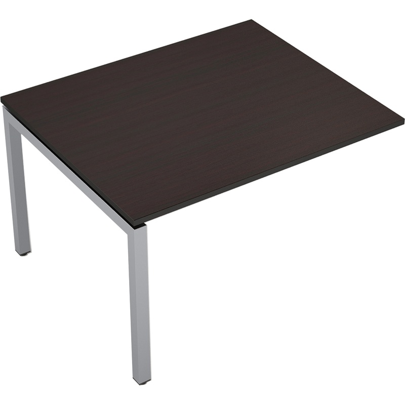 Изображение товара Элемент стола для переговоров Avance 6МПК.502 венге/алюминий матовый 1200х1000х750 мм