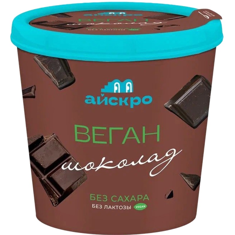 Изображение товара Мороженое веганское шоколадное (84 штуки по 75 г)