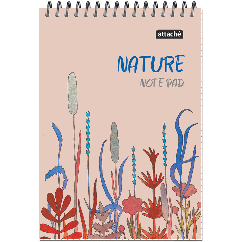 Изображение товара Блокнот Attache Nature Beige Flowers А5 60 листов в клетку