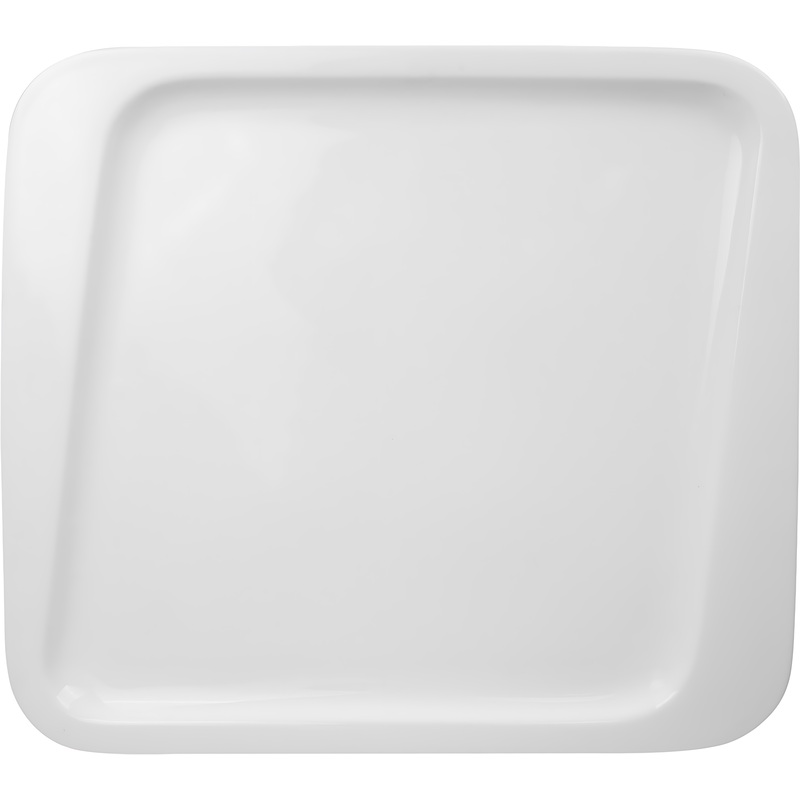 Изображение товара Тарелка Sam&Squito Quadro фарфор 20 см белая (6 штук в упаковке)