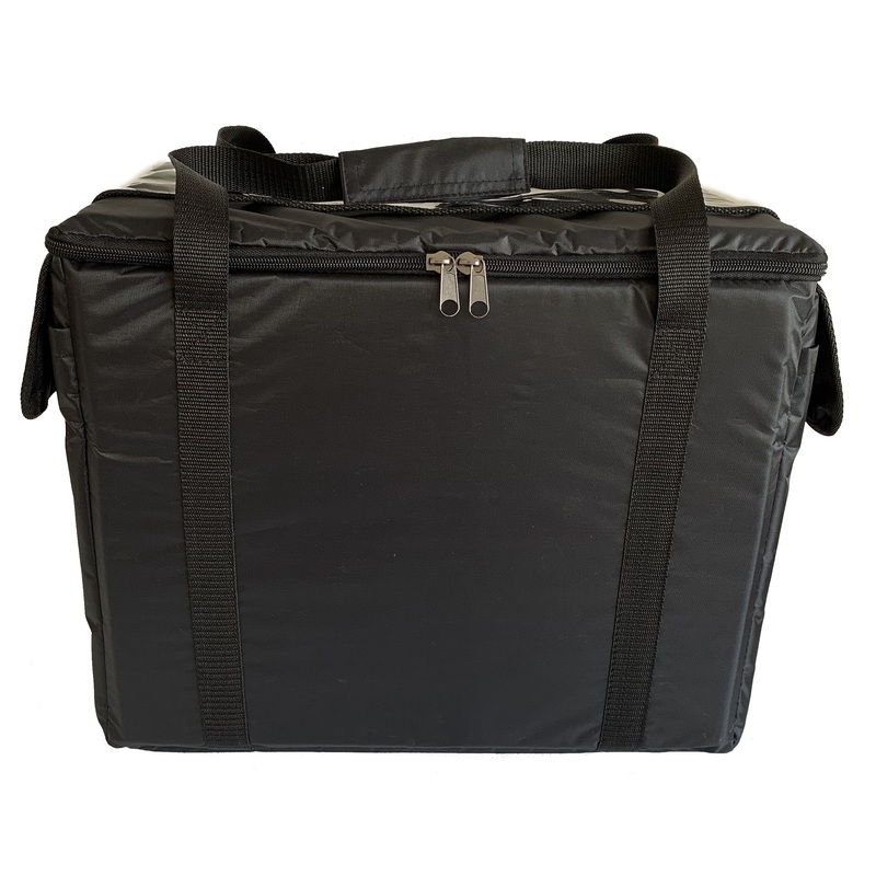 Изображение товара Термосумка универсальная нейлон черная 40х30х27 см для доставка продуктов