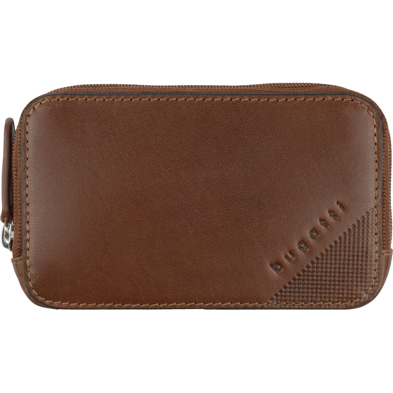 Изображение товара Ключница Bugatti Nobile из кожи и полиэстера коричневая