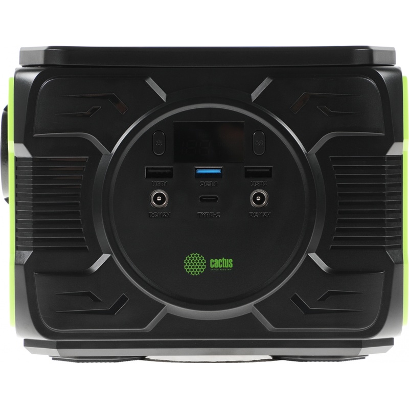 Изображение товара Внешний аккумулятор power bank Cactus 40000 мАч 200W черный зелёный CS-PCS144-EC5