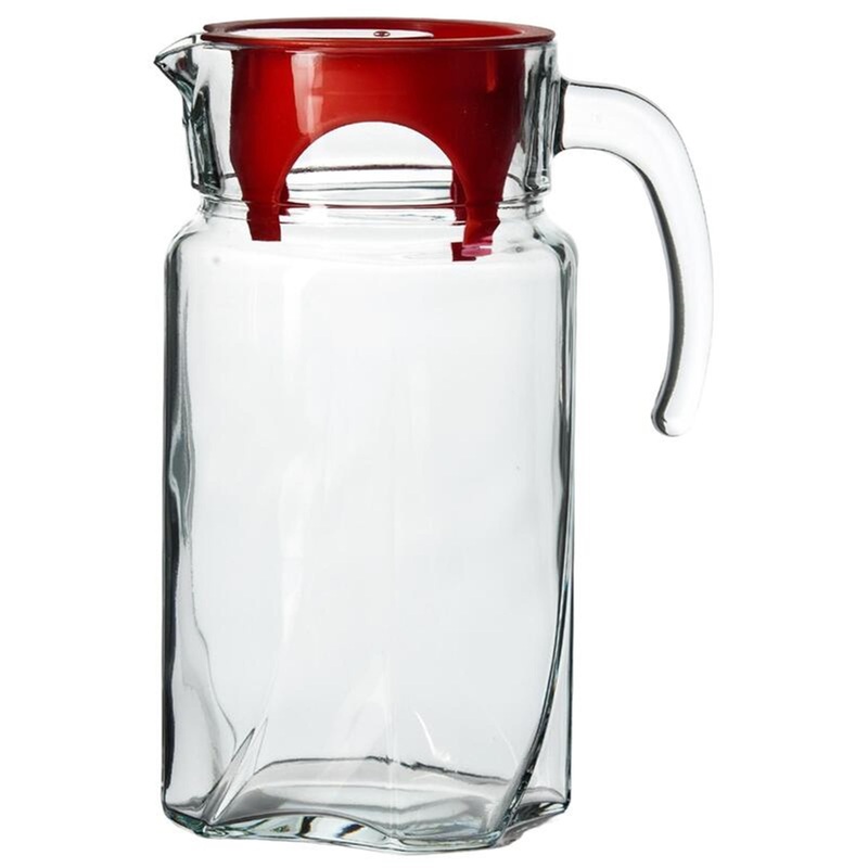 Изображение товара Кувшин Pasabahce Луна 1700 мл с красной крышкой (упаковка 6 штук)