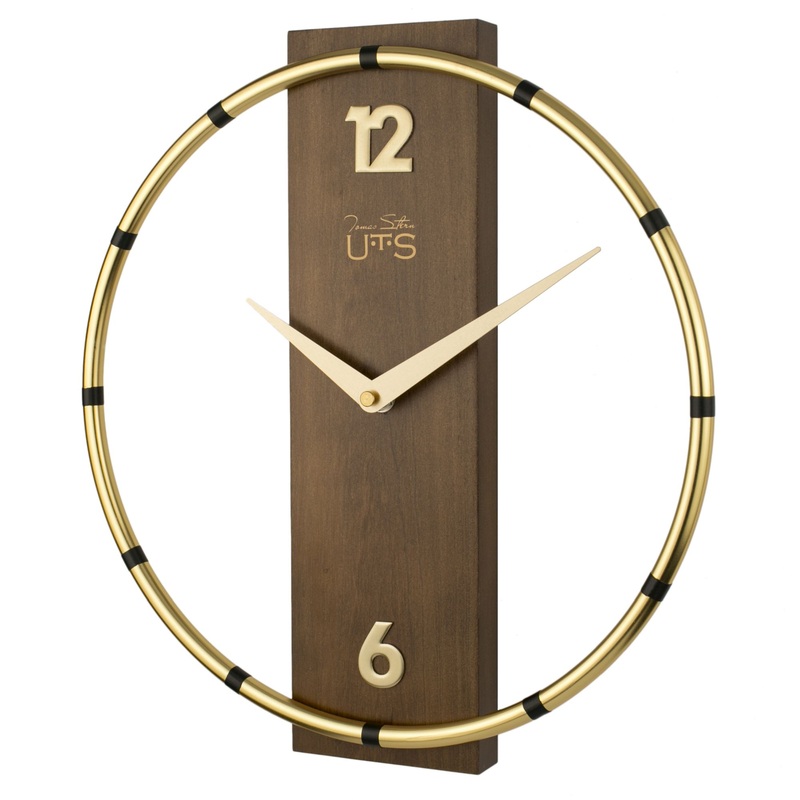 Изображение товара Настенные часы Tomas Stern 8034 из дерева и металла, кварцевый механизм