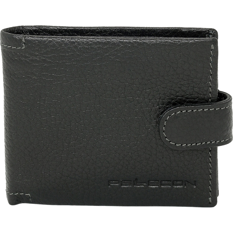 Изображение товара Мужское портмоне Pellecon из натуральной кожи чёрного цвета
