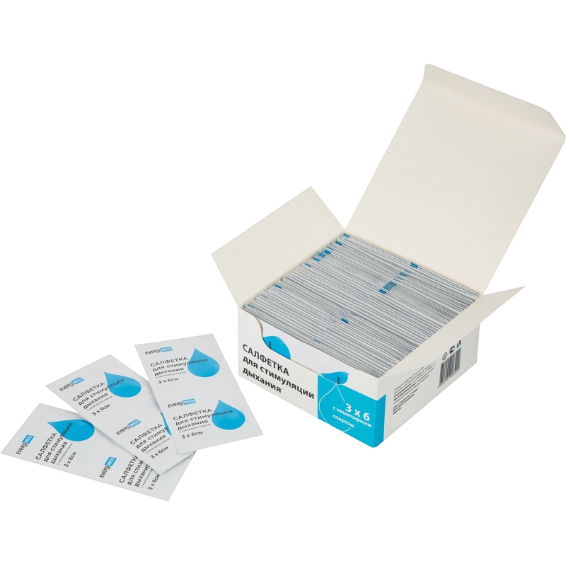 Изображение товара Салфетки для стимуляции дыхания 150 шт EVERS Life/EVERSMED Россия