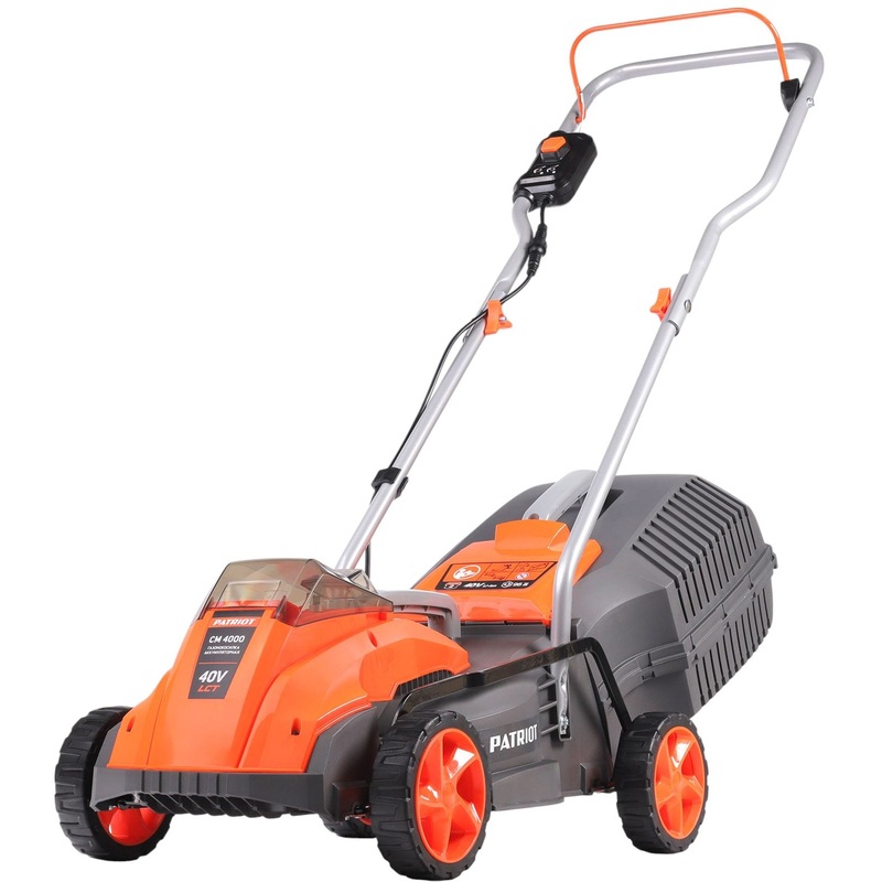 Изображение товара Аккумуляторная газонокосилка Patriot CM4000 без АКБ и ЗУ для ровных газонов