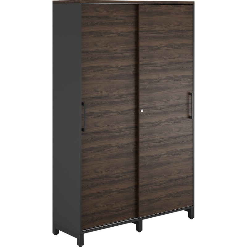Изображение товара Гардероб Kobor HG-120/40/M дуб чарльстон/чёрный муар 1200x400x1900 мм Изображение товара Гардероб Kobor HG-120/40/M дуб чарльстон/чёрный муар 1200x400x1900 мм