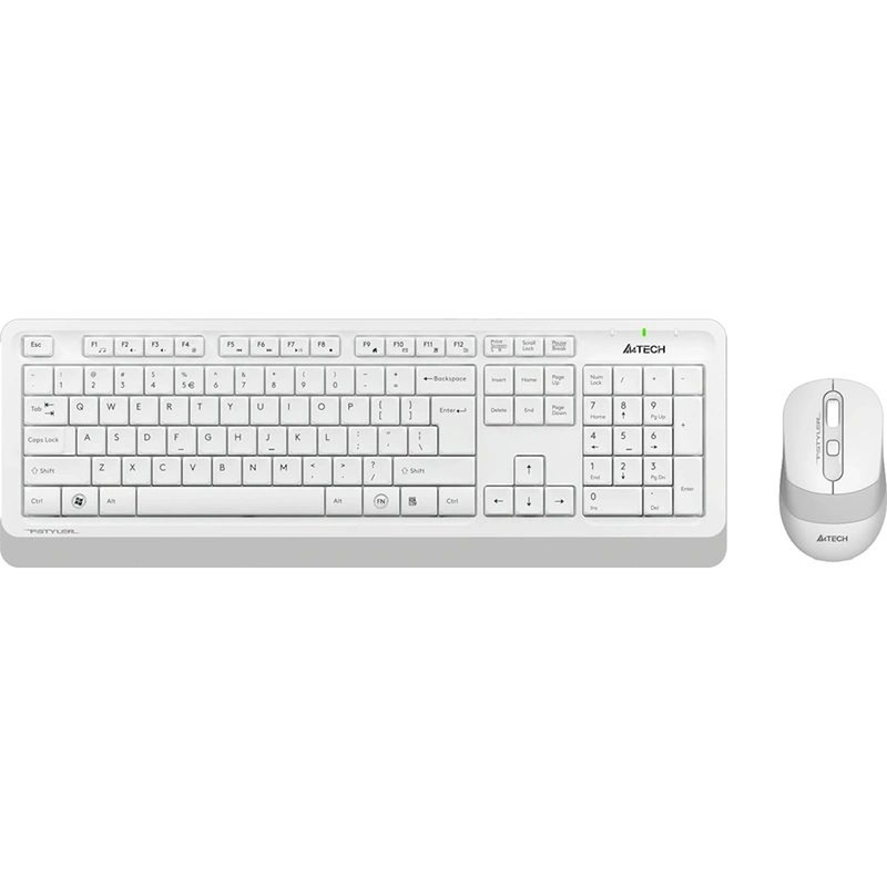 Изображение товара Беспроводной комплект клавиатура и мышь A4Tech FG1010 USB Wireless белый
