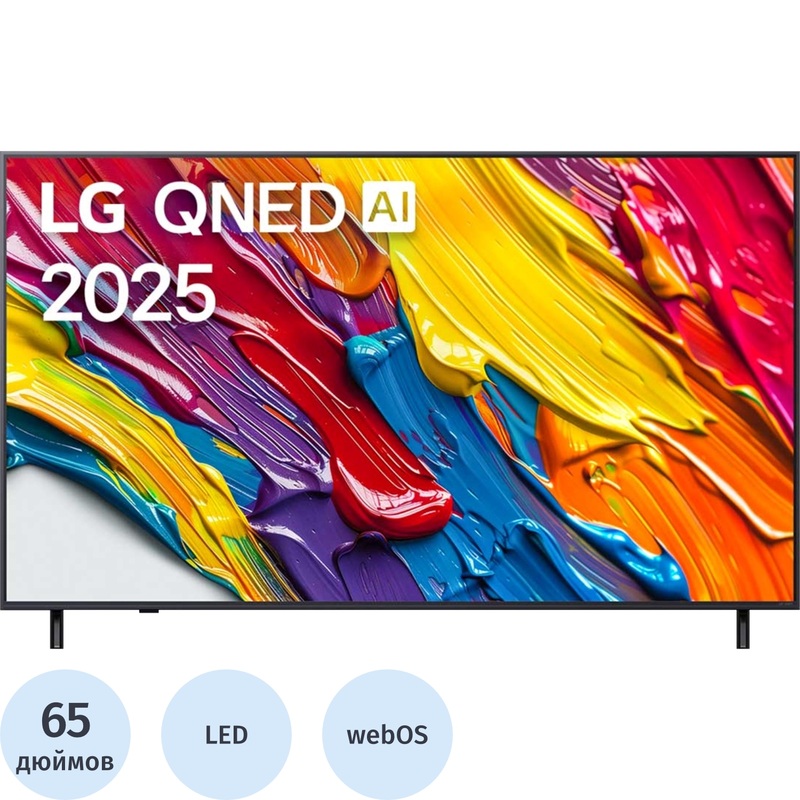 Изображение товара Телевизор 65" LG 65QNED82A6B.ARUG Ultra HD 4K