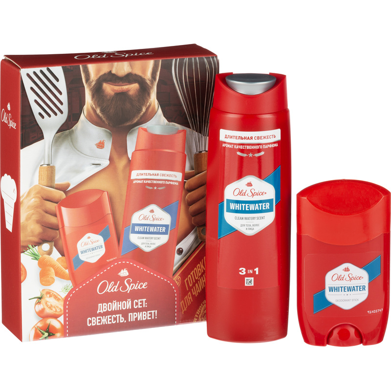Изображение товара Подарочный набор косметики для мужчин Old Spice Whitewater 3 в 1