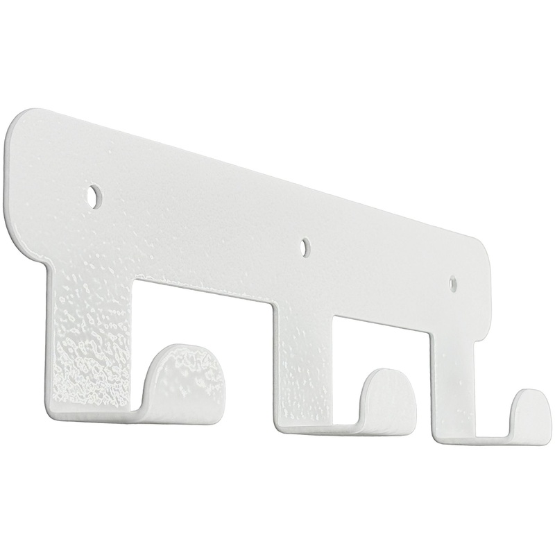 Изображение товара Вешалка настенная H1031W белая (3 крючка)