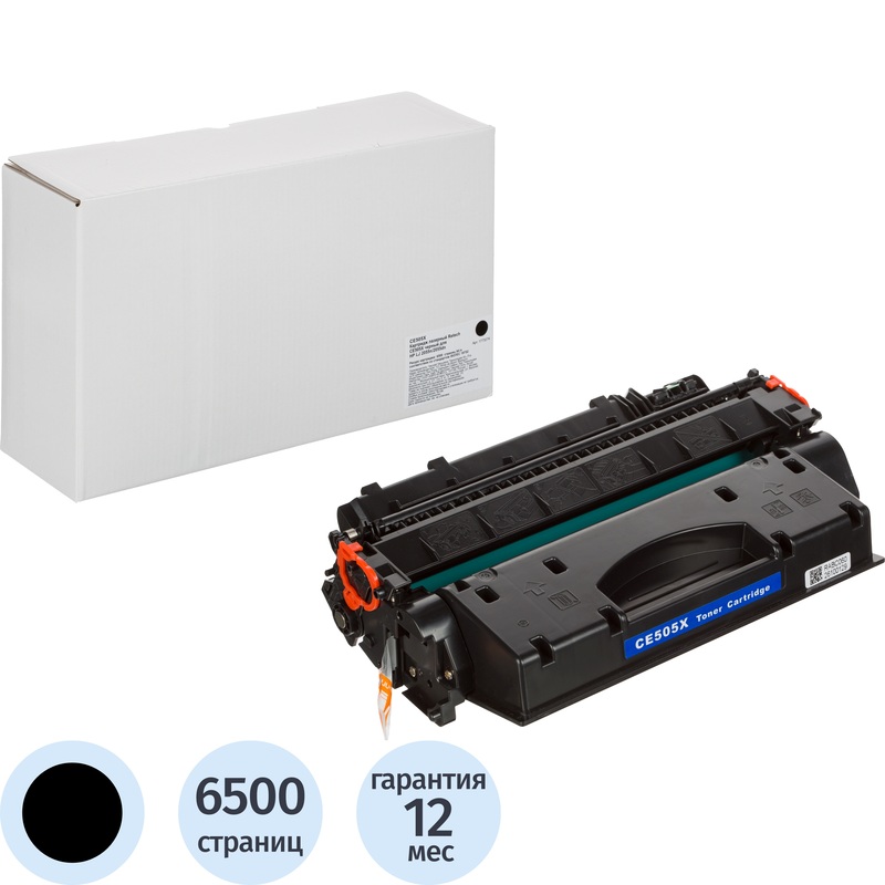 Изображение товара Картридж лазерный Retech 05X CE505X для HP черный 6500 страниц совместимый