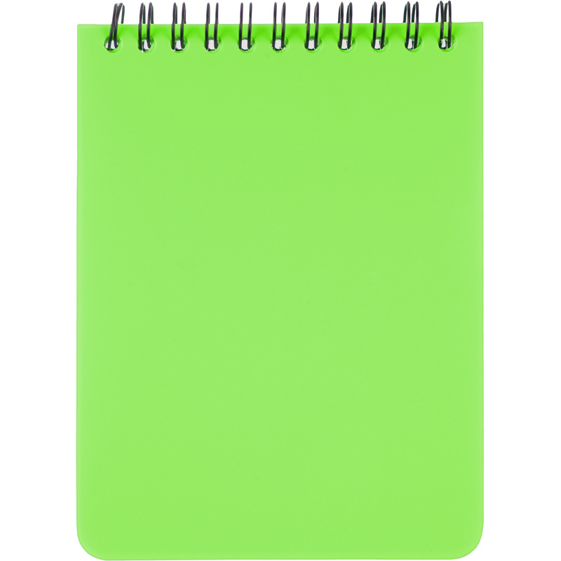 Изображение товара Блокнот Attache Bright colours А6 60 листов салатовый в клетку на спирали