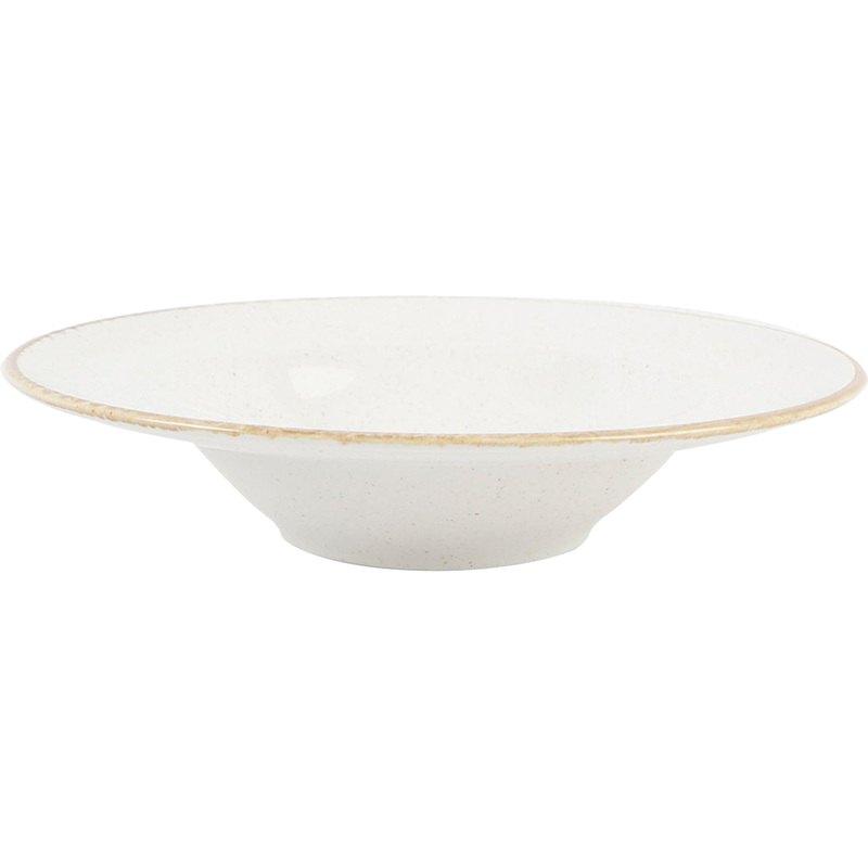 Изображение товара Тарелка суповая Porland Seasons 26 см фарфор бежевый уникальная ручная отделка