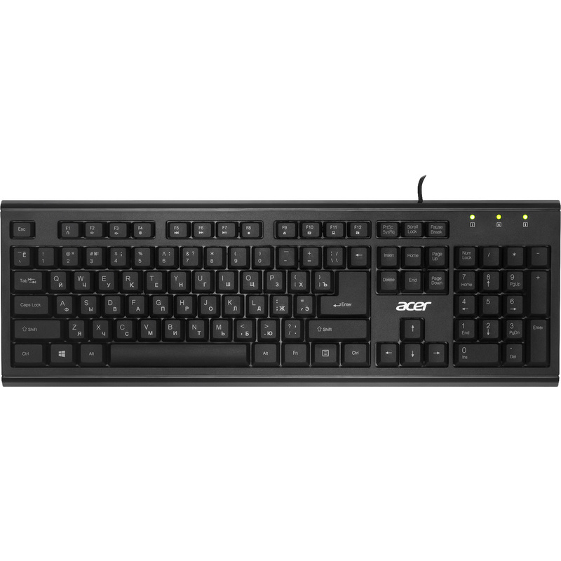 Изображение товара Клавиатура проводная Acer OKW120 black (ZL.KBDEE.006)