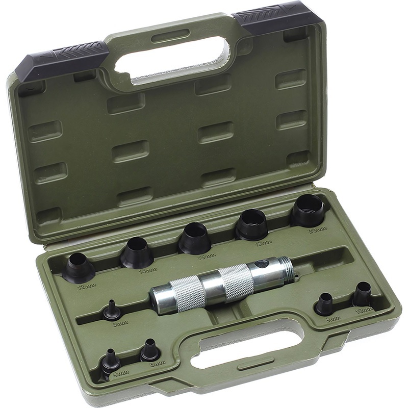 Изображение товара Набор просечек Дело Техники 11 предм сменные насадки для твердых материалов