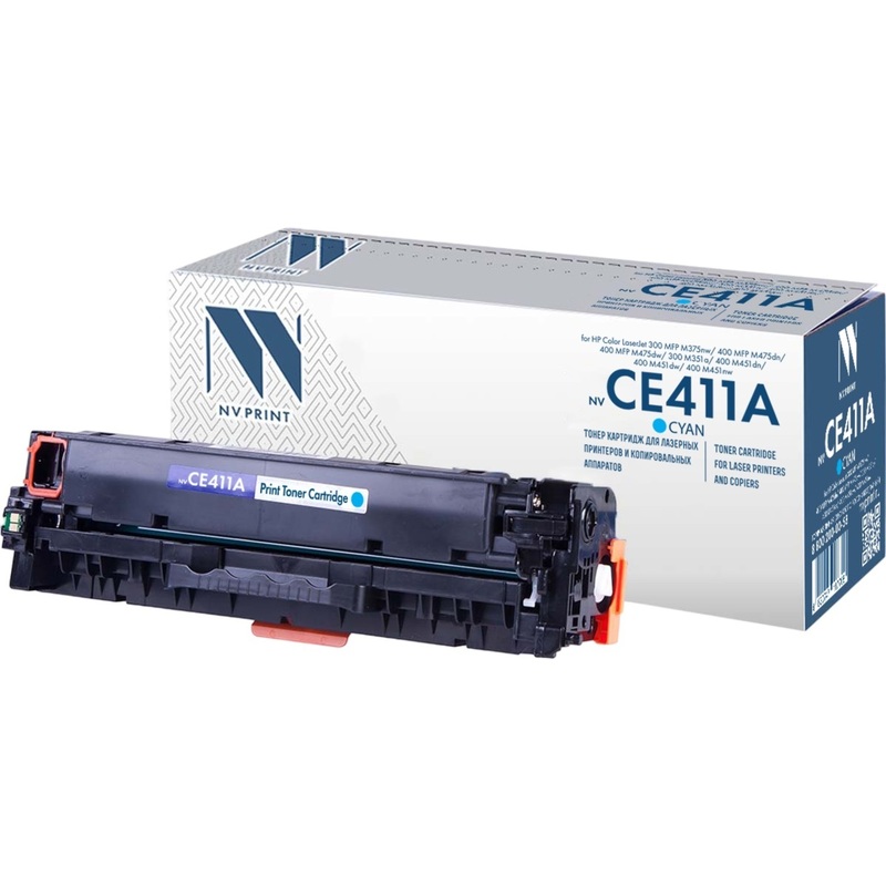 Изображение товара Картридж лазерный NV Print NV-CE411AC для HP голубой совместимый