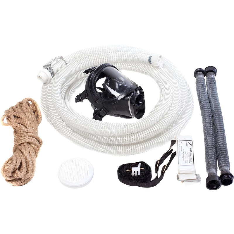 Изображение товара Противогаз шланговый промышленный Бриз-Кама 0301(ПШ-10С) с маской Бриз-4301 категория 2