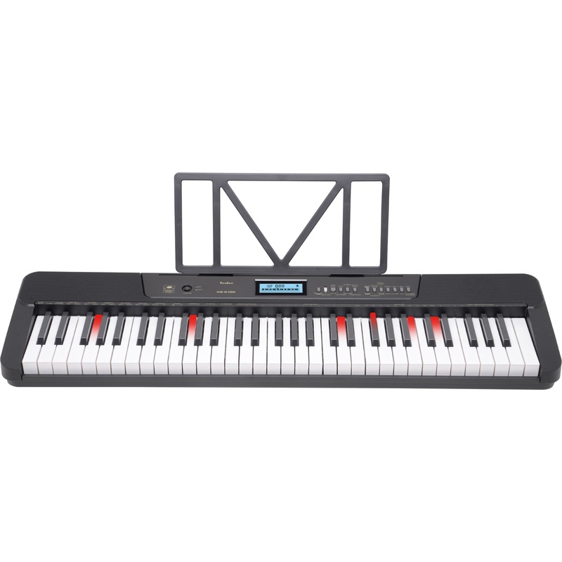 Изображение товара Электронный синтезатор Tesler KB-6160 черный с 61 клавишей и функциями обучения