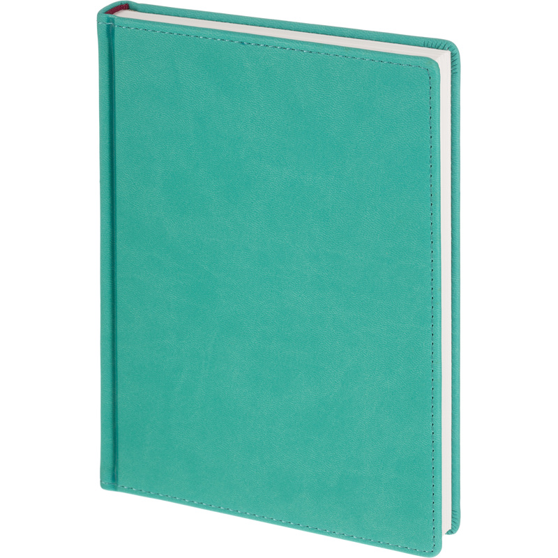 Изображение товара Ежедневник Attache Velvet A5+ 136 листов бирюзовый с кожзаменителем