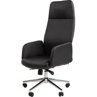 Кресло для руководителя Chairman 929 чёрное (экокожа, металл)