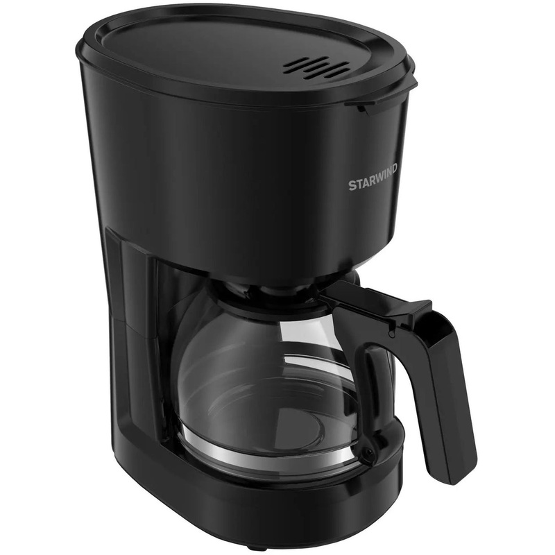 Изображение товара Капельная кофеварка Starwind STD0610 600 Вт черная для молотого кофе