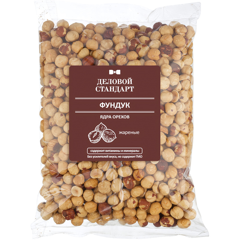 Изображение товара Фундук жареный Деловой Стандарт 1 кг - здоровый и вкусный орех для диет и десертов