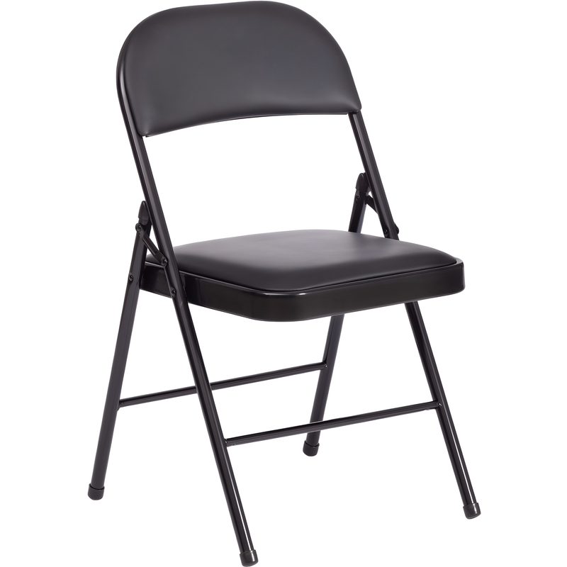 Изображение товара Стул офисный складной TetChair Folder 3022G чёрный (экокожа, металл, 6 штук в упаковке)