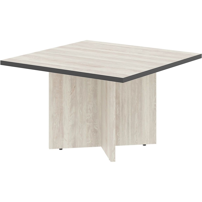 Изображение товара Стол для переговоров Torr сосна Эдмонт 1200х1200х750 мм с глянцевой кромкой