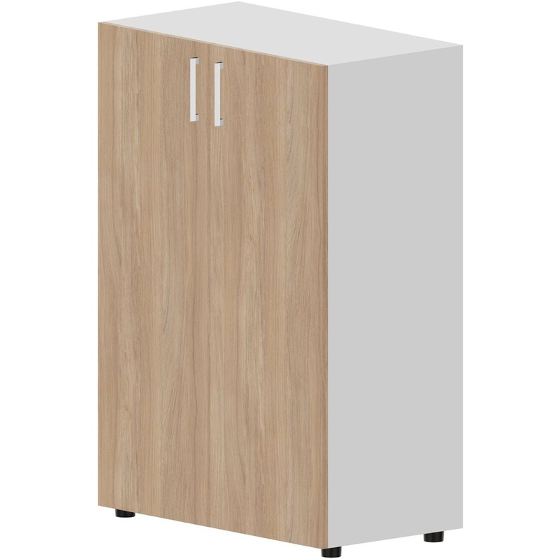 Изображение товара Шкаф для документов Mahia EMMS562BLOW (дуб светлый/белый, 800х440х1180 мм)