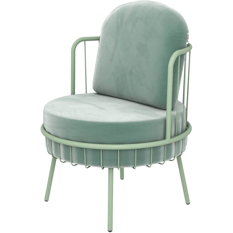 Изображение товара Кресло SHT-AMS123 нежная мята из ткани современное стильное для гостиной