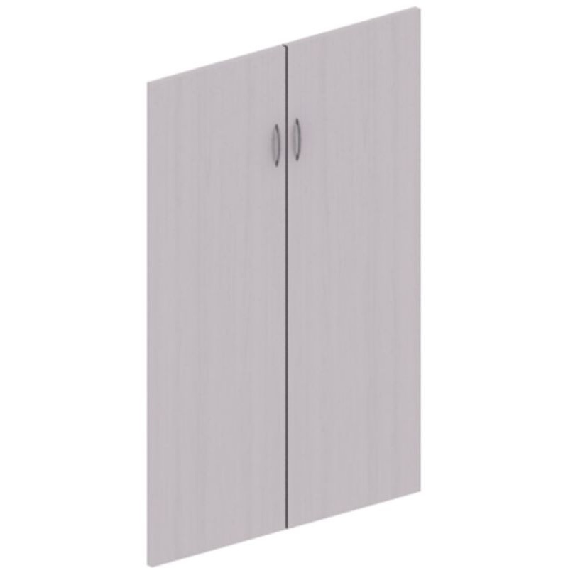 Изображение товара Двери Форум средние (2 штуки, дуб молочный, 792x18x1140 мм)