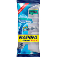 Бритва одноразовая Rapira Sprint Plus (5 штук в упаковке)