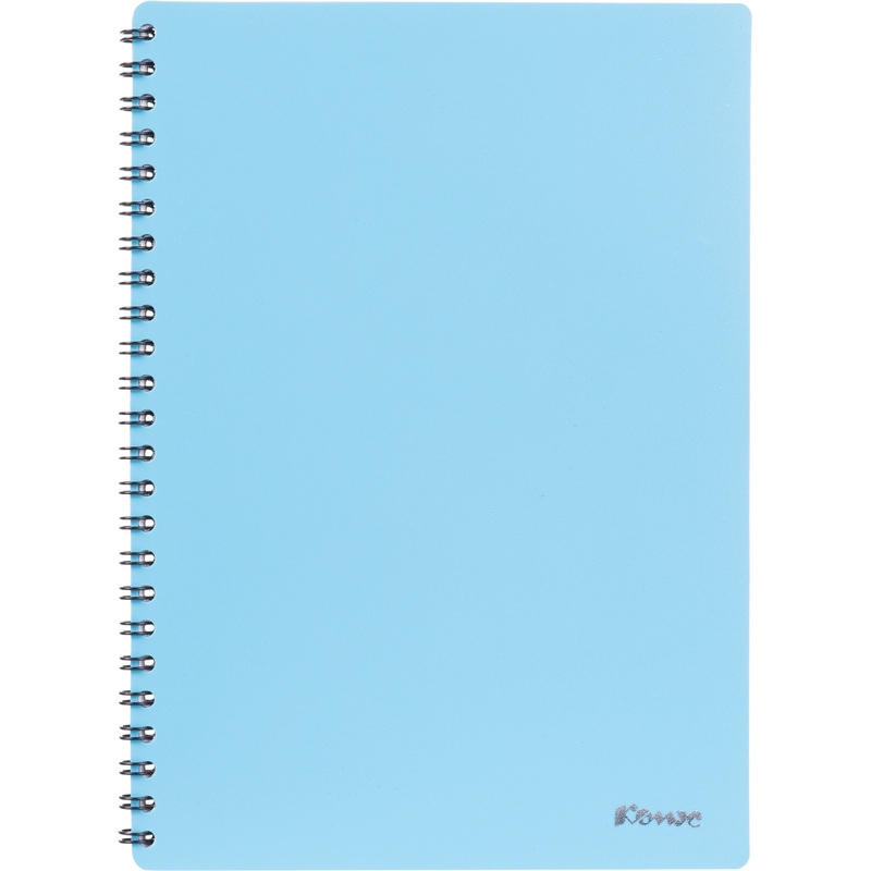 Изображение товара Бизнес-тетрадь Комус Classic А5 60 листов голубая в клетку на спирали