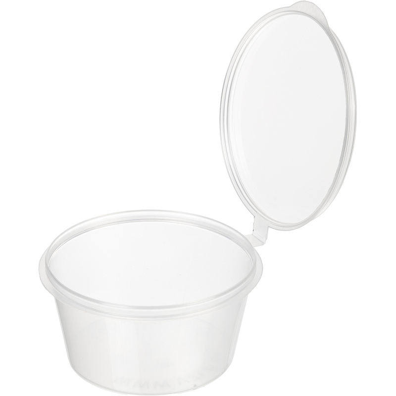 Изображение товара Соусник одноразовый с крышкой 62 мм 80 мл (960 штук в упаковке)