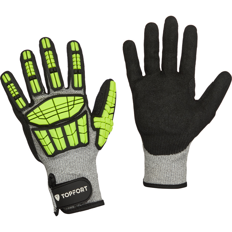 Изображение товара Перчатки защитные противоударные от порезов TOPFORT Сполдер Хит F XL