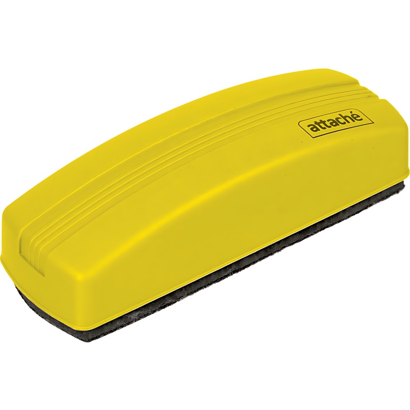 Изображение товара Губка-стиратель магнитная для досок Attache желтая 160x55x45 мм