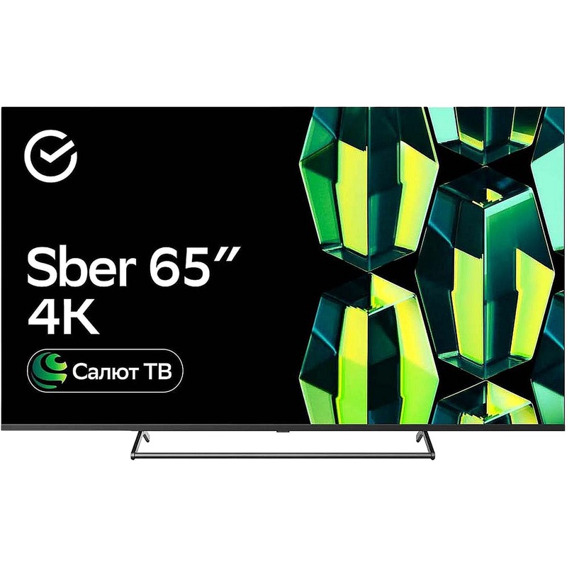 Изображение товара Телевизор 65 дюймов Sber SDX-65U4125B Ultra HD 4K
