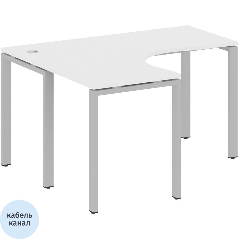 Изображение товара Эргономичный стол Metal System Style БП.СА-3 Л левый (140x120 см)