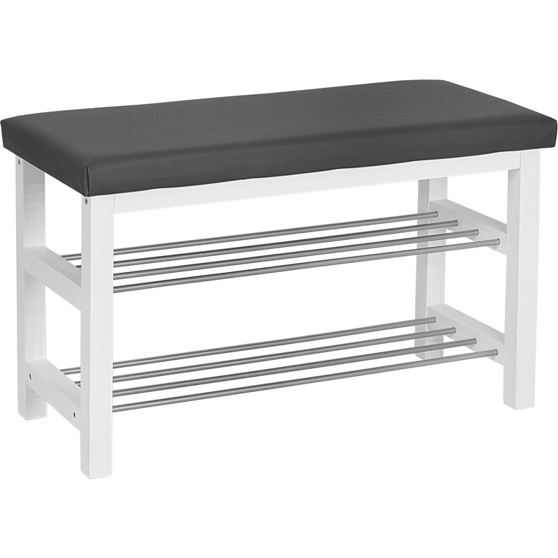 Изображение товара Обувница BeautyStyle 4 белый серый для дома и офиса