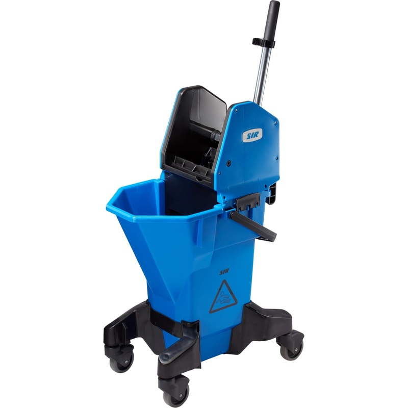 Изображение товара Уценка. Ведро на колёсах SYR Ergo NU3 26 л с отжимом синее