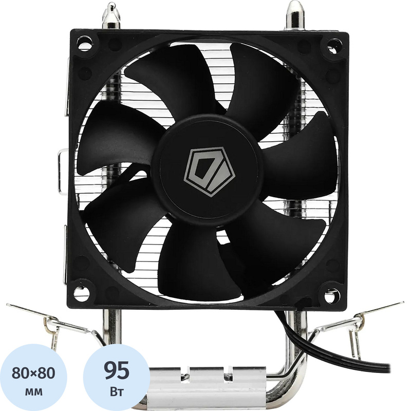 Изображение товара Кулер для процессора ID-Cooling SE-802-SD V3 80x80 мм 2 трубки для Socket