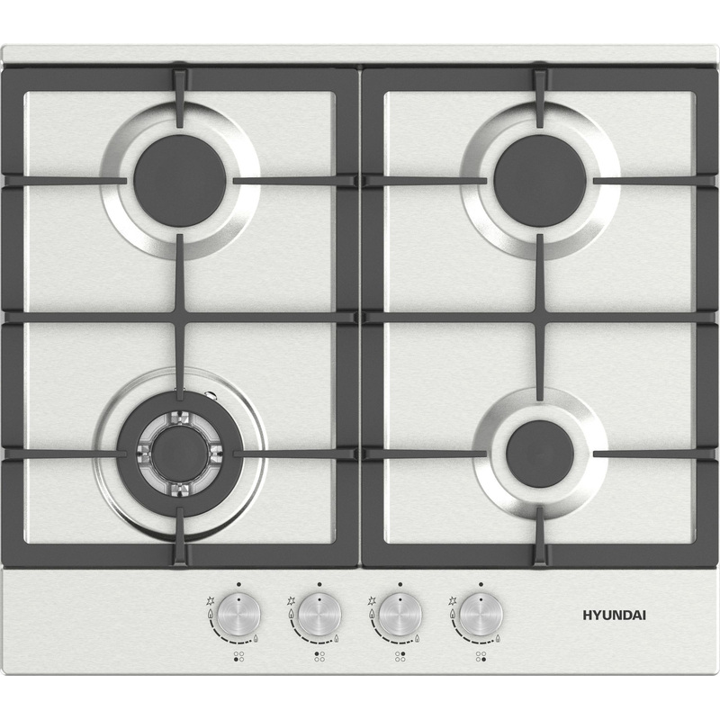 Изображение товара Газовая варочная панель Hyundai HHG 6435 IX с 4 конфорками